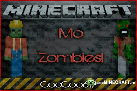 Скачать мод Mo' Zombies для Майнкрафт 1.4.7/1.4.6