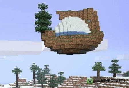 Скачать мод Летающие острова (Floating Ruins) для Майнкрафт 1.4.6
