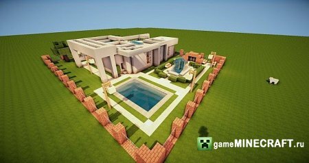 Скачать карту - Fancy Modern House для Майнкрафт