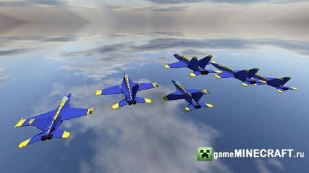 Скачать карту - FA-18 Hornet - Blue Angels для Майнкрафт