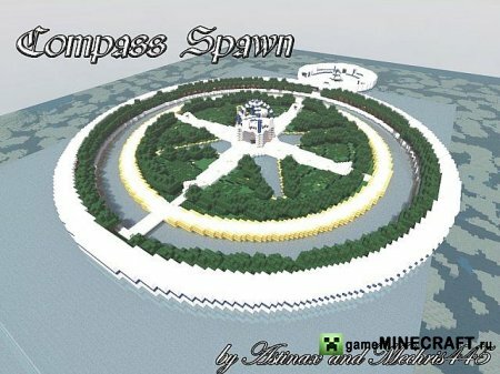 Скачать карту Whiplash Team - Compass Spawn для Майнкрафт