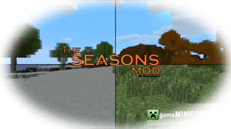 Скачать мод Seasons mod для Майнкрафт 1.6.4