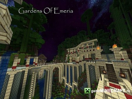 Скачать карту Emerian Gardens для Майнкрафт 1.6.4