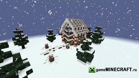 Скачать карту Christmas House для Майнкрафт 1.7.2