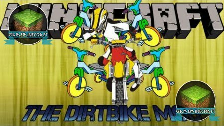 Скачать мод The Dirtbike Mod для Майнкрафт 1.7.4