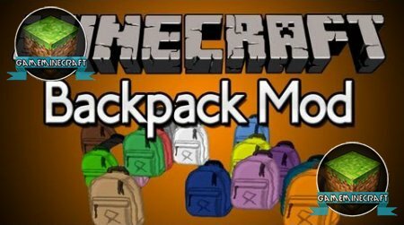 Скачать мод Backpacks Mod для Майнкрафт 1.7.4