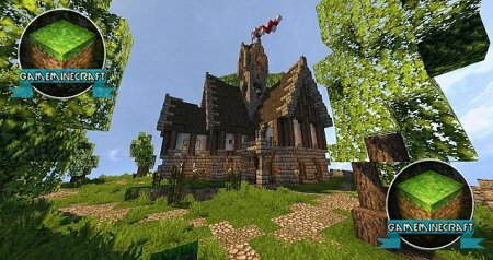 [1.7.4] Big Medieval House для Minecraft