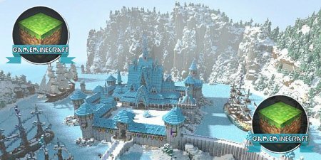 Скачать карту Замок во льдах для Майнкрафт 1.7.9
