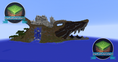Скачать карту Megalodon [Shark island] для Майнкрафт 1.7.9