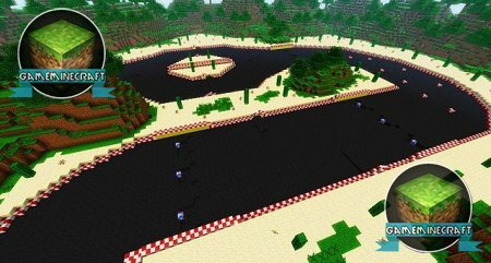 Карта Mario Kart для Майнкрафт