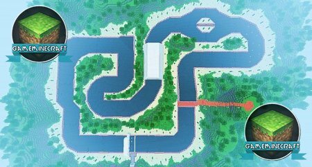 Карта Mario Kart для Майнкрафт