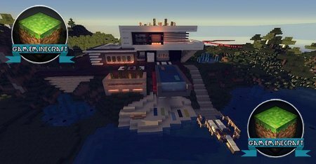 Современный особняк [1.7.9] для Minecraft