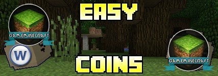 Скачать мод Easy Coins для Майнкрафт 1.8