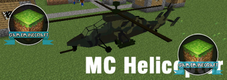 Скачать мод MC Helicopter для Майнкрафт 1.8