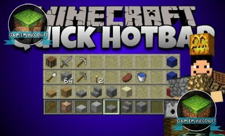 Quick Hotbar [1.8] для Minecraft