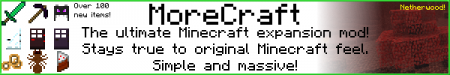 Скачать мод MoreCraft для Майнкрафт 1.8.1
