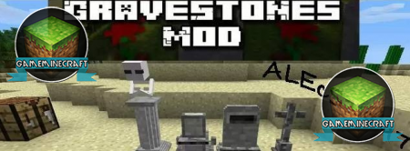 Gravestone [1.8.1] для Minecraft