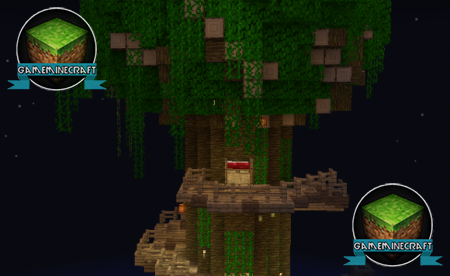 Скачать карту Jungle Tree House для Майнкрафт 1.8.1