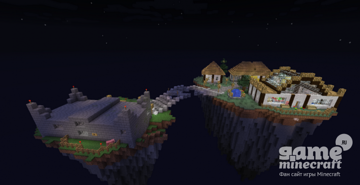 Два парящих острова [1.8.2] для Minecraft