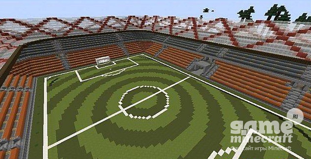 Футбольный стадион [1.7.10] для Minecraft