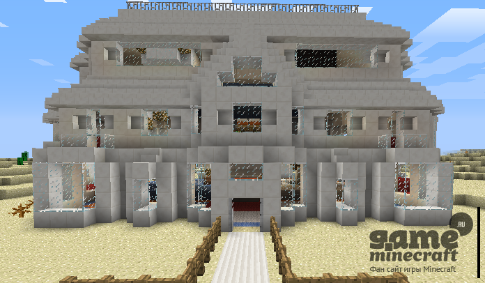 Дом из кварца [1.5.2] для Minecraft