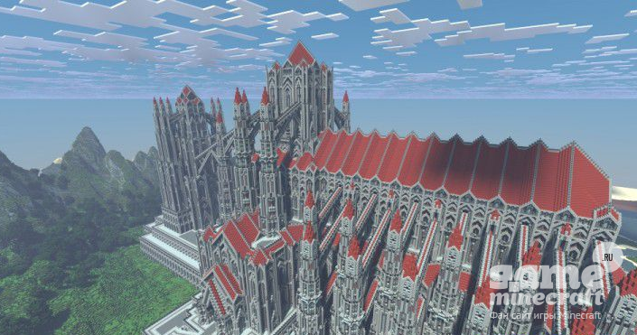 Красный замок [1.7.10] для Minecraft