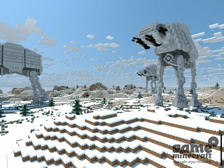 Шагоход AT-AT из Star Wars [1.8.8] для Minecraft