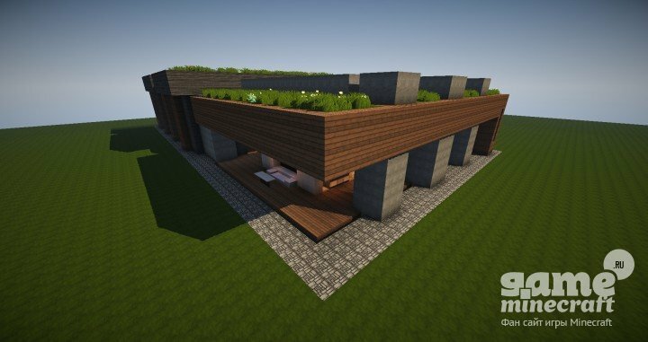 Современный модерн дом [1.8.8] для Minecraft