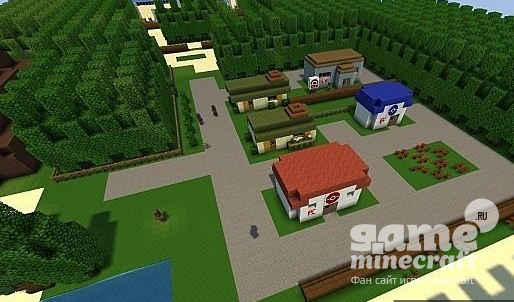 Город покемонов [1.8.8] для Minecraft