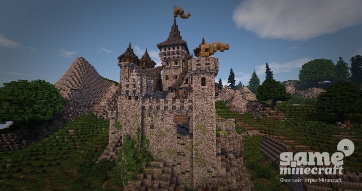 Величественный замок [1.10.2] для Minecraft