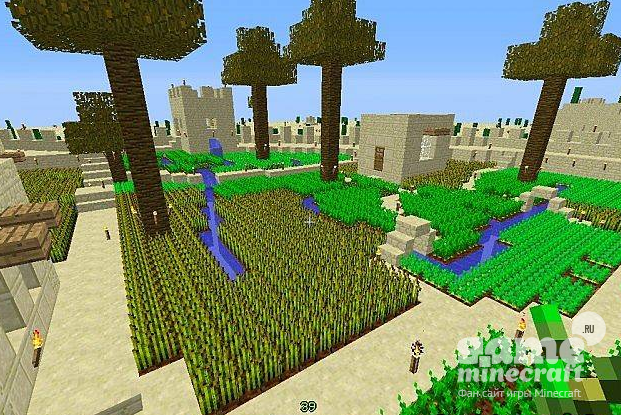 Пустынный поселок [1.10.2] для Minecraft