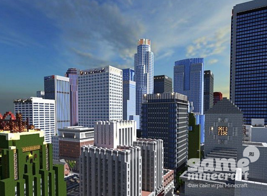 Огромный Мегаполис [1.10.2] для Minecraft