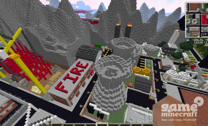 Город SimCity [1.9] для Minecraft