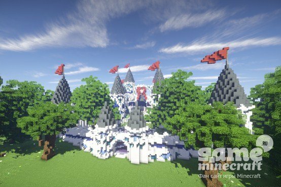 Белоснежный замок [1.7.10] для Minecraft