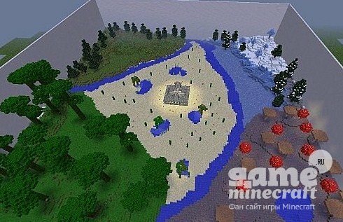Простая ПВП арена [1.7.10] для Minecraft
