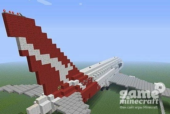 Самолет пассажирский [1.9.2] для Minecraft