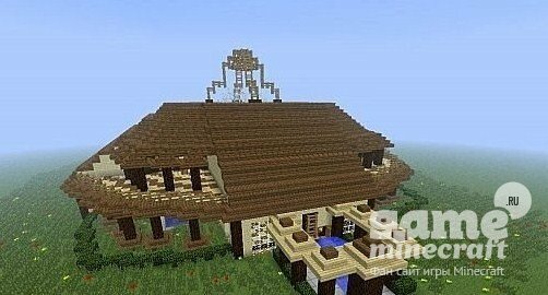 Деревянный дом [1.9.2] для Minecraft